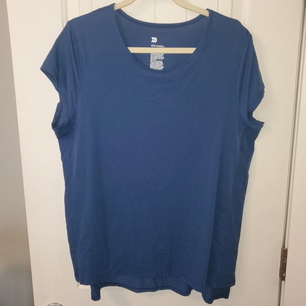 All in Motion, athletic t shirt with mesh sides, women's size XL